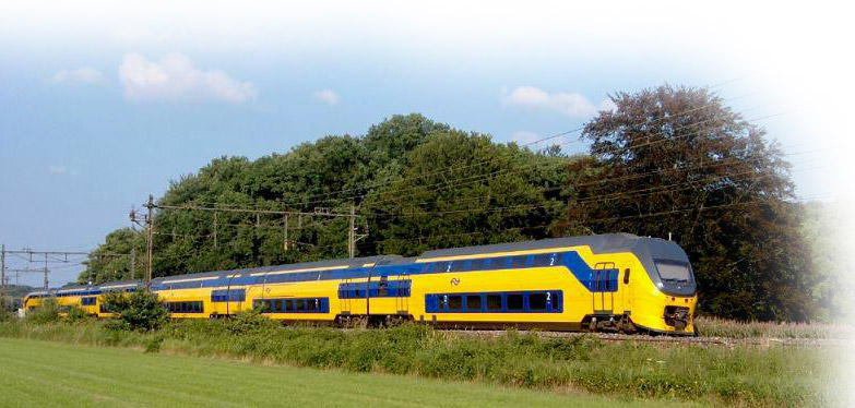 Image result for blue and yellow train