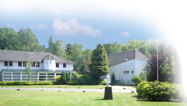 The monastry building and the inner green 